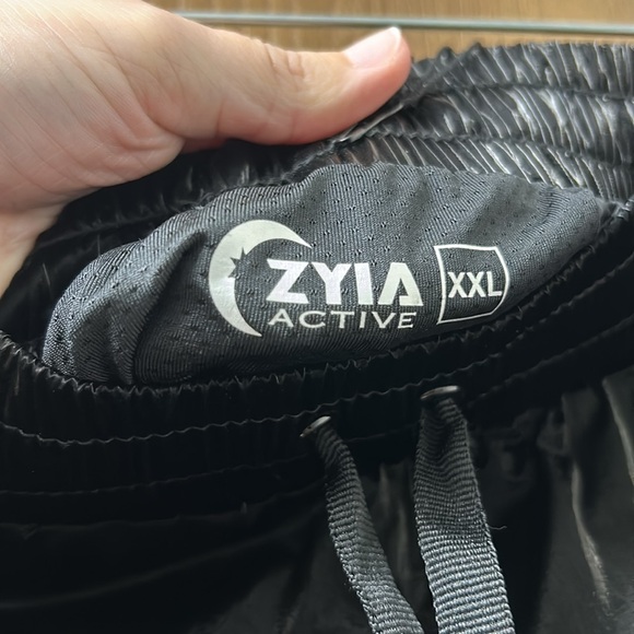 Zyia Midnight Gloss Bomber Shorts - Picture 2 of 6